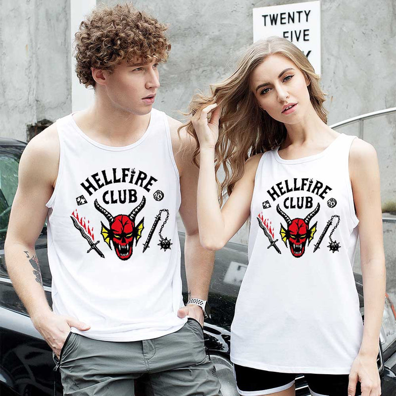 Stranger Things Hellfire Club Vest Loose plus Size Men's Vest