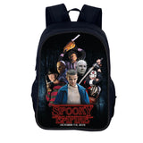 Stranger Things Backpack Youth Casual Backpack Man and Woman Cartoon School Bag Large-Capacity Backpack
