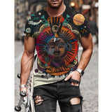 Tactics Style T Shirt for Men Men's Printed round Neck Short Sleeve T-shirt