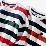Children Boy Hoodie Children's Autumn Clothing Long-Sleeve T-shirt Sweatshirt Striped Terry