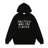Mens Fall Outfits High Street Sweater Men's Hooded Thin Oversize Couple Loose Top Women's Autumn
