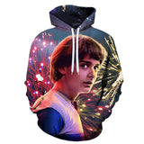 Stranger Things Hoodie Stranger Things 3D Digital Printing Loose Trendy Adult Children's Sweater Hoodie