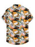 Men Hawaii Shirts Shirt Men's Shirt Summer Short Sleeve