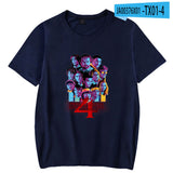 Hellfire Club Shirt Stranger Things Loose round Neck Short Sleeve T-shirt