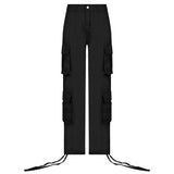 Julia Fox Low Rise Trousers Autumn and Winter Women's Street Casual Pants