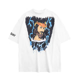 Jesus Is King T Shirt Peripheral round Neck Short Sleeve T-shirt