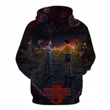 Stranger Things Hoodie 3dstranger Things 3D Digital Printing Men's Hoodie Sweater