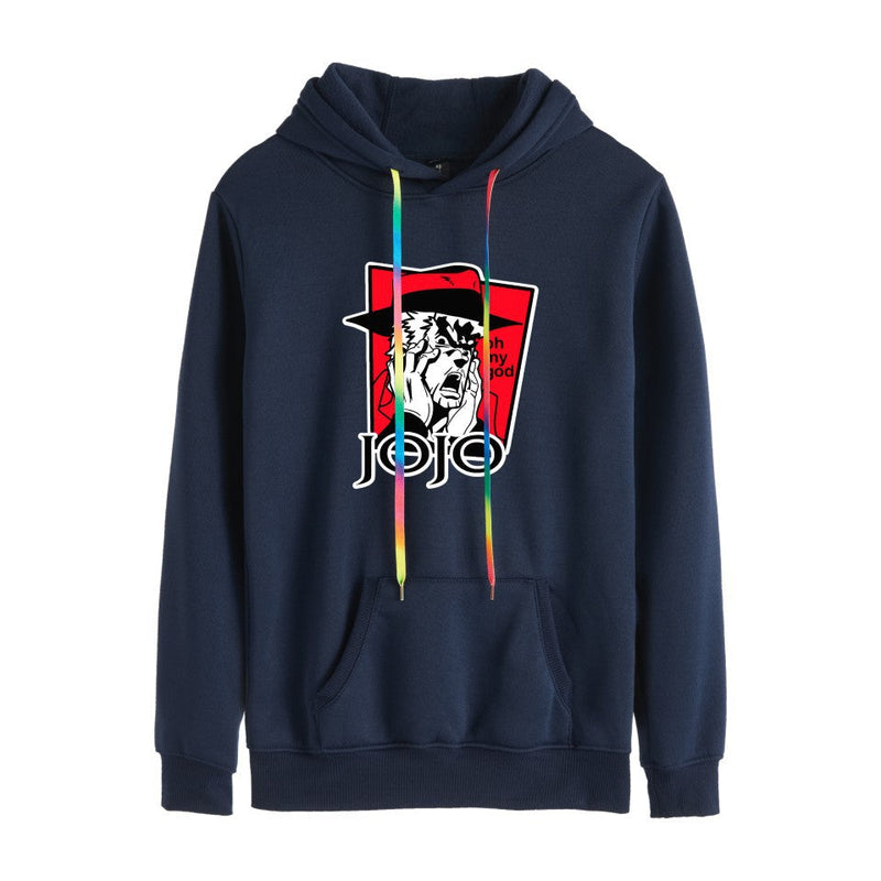 JoJo's Bizarre Adventure Dressing Fashion Casual Hooded Sweatshirt