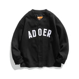 Varsity Jacket Vintage Autumn Men's Jacket Campus Basic Style Youth BF Embroidered Patch Casual Jacket