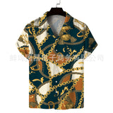 Men Beach T Shirts Spring Men's Short Sleeve