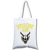 Stranger Things Hellfire Club Handbag Student Shopping Mobile Phone Canvas Portable Messenger Bag