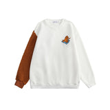 Preppy Aesthetic Sweatshirt Autumn Winter Sweater Coat for Men