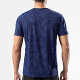 Sweat Wicking Shirt Summer T-shirt Quick Drying Clothes Sports Short Sleeve Men