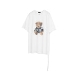 We11 Done T Shirts Necklace Bear Reflective T-shirt for Men and Women