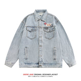 Men Jacket Spring Denim Jacket Male Loose Jacket