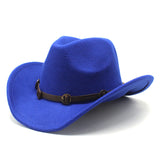 Cowboy Hats Denim Hat Woolen Bowler Hat for Women