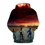 Stranger Things Hoodie Spring and Autumn 3D Digital Printing Casual Sweatshirt Hoodie