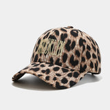 Leopard Fur Hat Baseball Cap