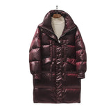 Women Winter Coats Puffer Jacket down Coat down Jacket Women's Mid-Length Winter White Duck down Thickened Coat