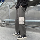Men Pants Men's Loose Color Matching plus Size Leisure Sports