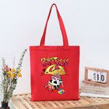 Stranger Things Hellfire Club Handbag Cartoon Printed Canvas Bag One Shoulder Fashion Portable Shopping Bag