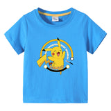 Children Pokemon Pikachu T Shirt Short Sleeve T-shirt Men 'S Top