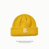 Toboggan Hat Knitted Hat Men's and Women's Wool Hats Autumn and Winter Warm Beanie Hat