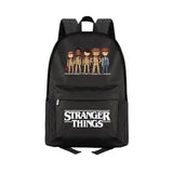Stranger Things Backpack Large Capacity Fashion Canvas Backpack Student Schoolbag