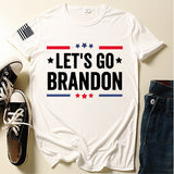 Let'S Go Brandon T Shirt Lettered Casual Short Sleeve T-Shirt
