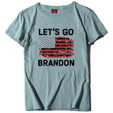 Let's Go Brandon T Shirt Women's Short-Sleeved T-shirt Women's Bottoming Shirt