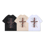 Preppy Aesthetic T Shirt Printed Short-Sleeved T-shirt for Men