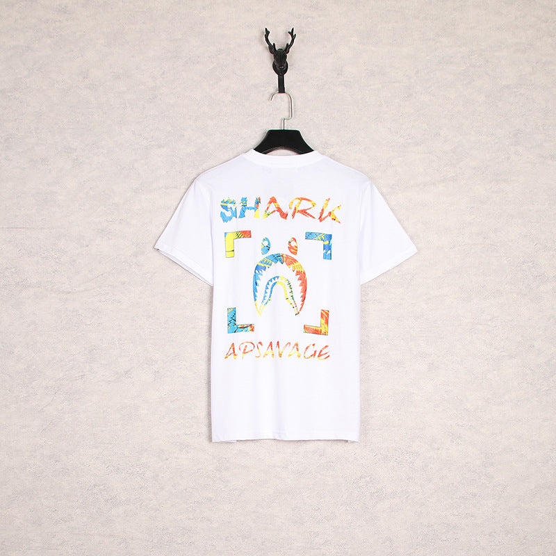WGM Closing Graffiti Printing Men's and Women's Short-Sleeved T-shirt