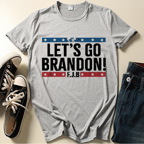 Let'S Go Brandon T Shirt Short Sleeve Men'S And Women'S T-Shirt Short Sleeve Top