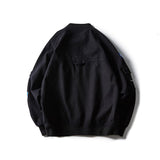 Varsity Jacket Vintage Men's Autumn Coat Campus Baseball Collar Loose Fashion Youth Jacket