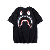 WGM Shirt Short Sleeve Printed round Neck Loose Short Sleeves