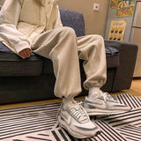 Men Pants Corduroy Pants Men's Casual Trousers Loose Autumn and Winter