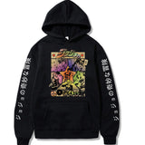 Jojo'S Bizarre Adventure Clothing Printing Plus Velvet Hoodie Coat