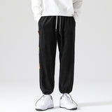 Mens Corduroy Pants Hong Kong Style Pants Men's Autumn Loose Sports Casual Pants