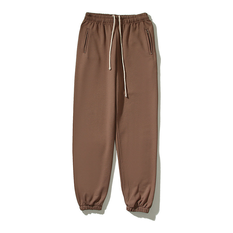Kanye West Sunday Service Pant Season6 Loose Solid Color Ankle-Tied Sweatpants