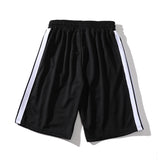 Palm Angels Shorts Striped Men's and Women's Sports Casual Shorts Loose Knee Length Pants