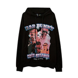 Mens Fall Outfits Autumn and Winter Loose Rapper Eminem Hooded Hoodie