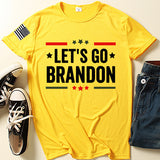 Let'S Go Brandon T Shirt Lettered Casual Short Sleeve T-Shirt