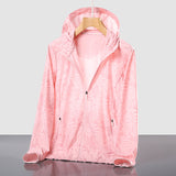 Sun Resistant Clothes Sun Protection Jacket Men's Ice Silk Breathable Trench Coat