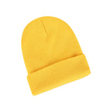 Men Winter Hats Solid Color Women's Autumn and Winter Hat