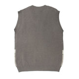 Men Sweater Vest Cartoon Penguin Jacquard Sweater Vest Coat Men's Loose V-neck Sleeveless Sweater Vest