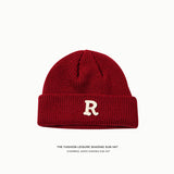 Toboggan Hat Knitted Hat Men's and Women's Wool Hats Autumn and Winter Warm Beanie Hat