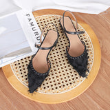 Nude Block Heels Closed Toe Chunky Heel Closed Toe Sandals Women's Casual Shoes