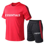 Fear of God Fog T Shirt Essentials Casual Short Sleeve Shorts Set
