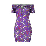 Nina Parker plus Size Dresses Elegant Sexy off-Shoulder and Black plus Size Dress