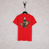 Shark Print T Shirt Summer Cartoon Anime Print Plus Size Loose Short Sleeve T-Shirt